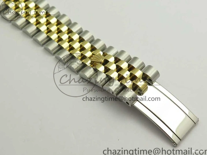 MiroTime 0801 DateJust 36 SS YG 116233 ARF 1:1 Best Edition 904L Steel Black Dial Stick Markers on Jubilee Bracelet SH3135 V EasyMatch 3261